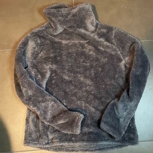 Like New JoyLab cropped grey fleece sz L